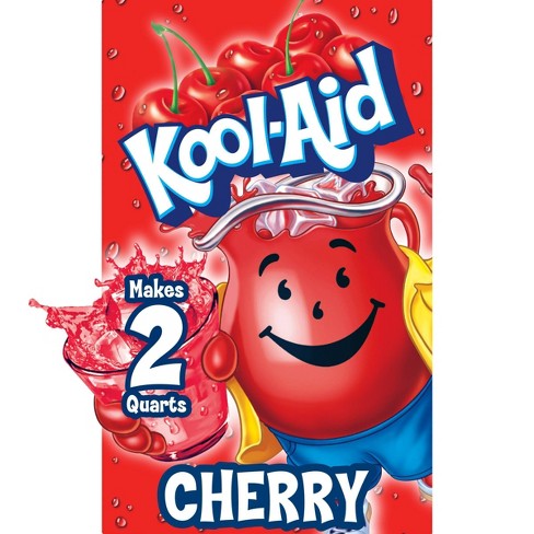 Kool Aid Unswt Cherry Drink Mix Packet - 0.13oz (Makes 2qt) - image 1 of 4