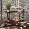 Gerard Industrial Wooden Bar Cart - Christopher Knight Home - 2 of 4