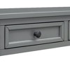 PAGED 63" Rustic Chic Console Table with 4 Drawers & Lower Shelf, Entryway Table with Storage, Solid Wood Entryway Sofa Table - 3 of 4