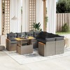 vidaXL Garden Sofa Set Grey - 2 of 4
