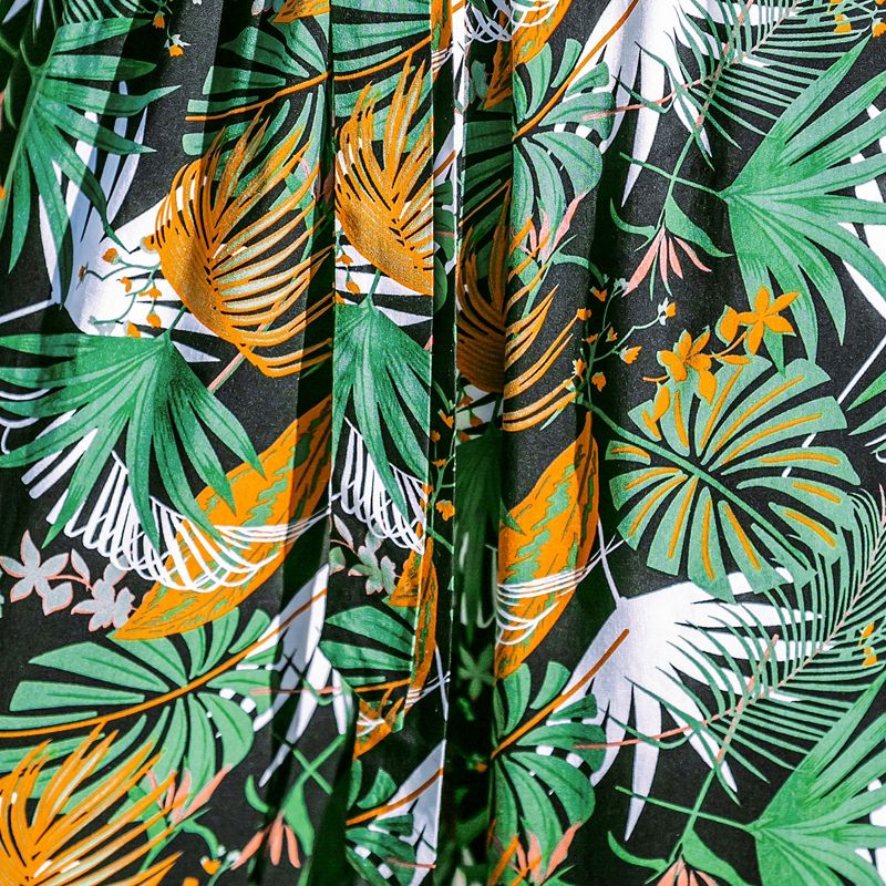 Women's Tropical Palm Wide Leg Pants - Cupshe, 3 of 6