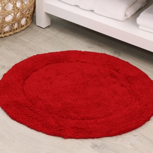 Waterford Collection Cotton Tufted Bath Rug - Home Weavers - 1 of 4