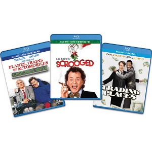 Scrooged/Planes, Trains And Automobiles/Trading Places - Holiday 3 pack Bundle - 1 of 1