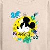 Women's - Disney - Mickey So Cool Lightweight French Terry Wide Neck Long Sleeve Shirt - 2 of 4