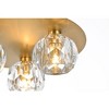 Elegant Lighting Graham 3 - Light Flush Mount in  Gold - 3 of 4