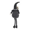 SEVOBAL Party Decorations and Accessories Handcrafted Fabric Black Gnome with Wings for Spooky Halloween Decor, Black White, 4.3"*4.3"*25" - 4 of 4