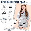 Catalonia Wearable Blanket Hoodie Sweatshirt for 4-12 Yr Girl Boy Kid, Oversized Fleece Hoodie Pullover, Cozy Warm Gift for Girl Boy Kid - 3 of 4