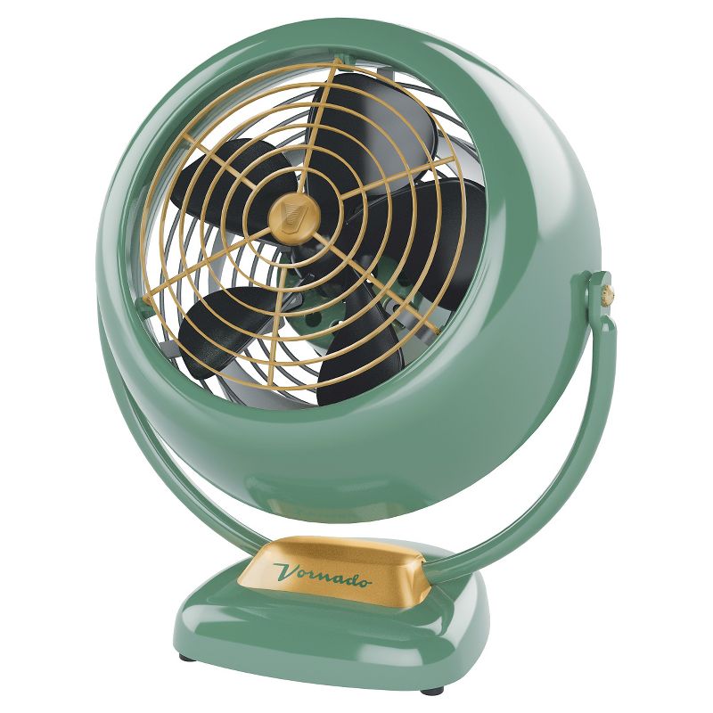 Vornado VFAN Vintage Whole Room Air Circulator Fan Green, 1 of 8