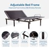 Vipbear Smart Adjustable Bed Frame with Mattress/Without Mattress,12/14 in Gel Memory Foam Medium-Firm Mattress in Box,Adjustable with Wireless Remote - 3 of 4