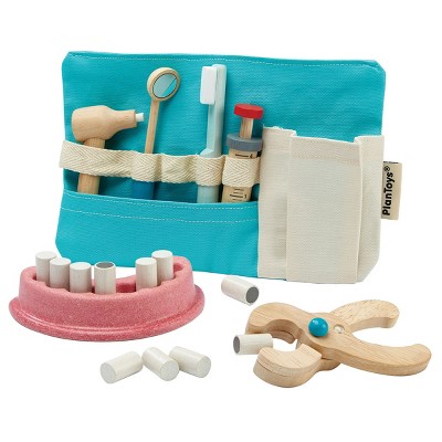 wooden dentist kit