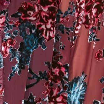 burgundy floral