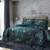 Amara Digital Printed Oversized Velvet Duvet Covet Set - Tribeca Living - image 2 of 3