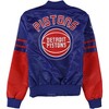 STARTER Womens Detroit Pistons Bomber Jacket - 3 of 3