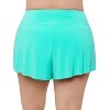 Aqua Green, Women's Plus Size Beach Short - 3 of 3