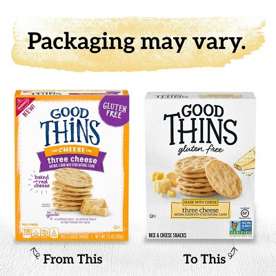 Photo 1 of *10/27/2023* 6 PACK Good Thins Three Cheese Potato Chips - 3.5oz