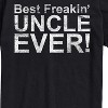 Men's - Instant Message - Best Freakin Uncle Ever Short Sleeve Graphic T-Shirt - 2 of 4