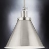 Urban Ambiance Luxury Traditional Pendant 12.75''H x 12.25''W,  Brushed Nickel Finish,  Pawtucket Collection, UHP4003 - 4 of 4