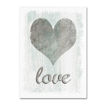 24" x 32" Love by LightBoxJournal - Trademark Fine Art