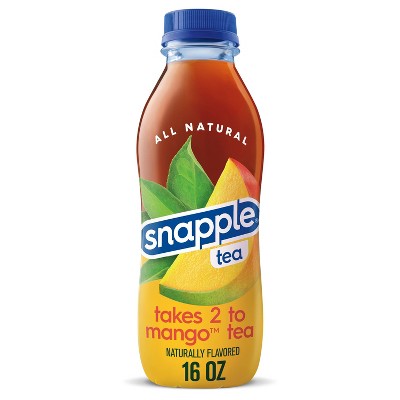 Snapple Takes 2 to Mango Tea - 16 fl oz Bottle