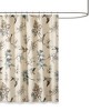 PAGED 72x72 Inch Cotton Printed Shower Curtain with 12 Button Holes,Country Style Shower Curtains for Bathroom - 2 of 4