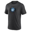 MLS Charlotte FC Men's Gray Short Sleeve Triblend Chest Logo T-Shirt - 2 of 3