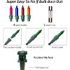 FAAYFIAN 30 ft 150-Count Incandescent Mini Christmas Lights, Warm White Connectable Green Wire Indoor/Outdoor UL-Certified String Light Set - 2 of 4