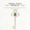Spode Our New Home Key Ornament 2025 - Hand Painted Dolomite Christmas Ornament with Printed Year, Key Figurine Holiday Décor - 3 of 4