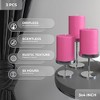 3x4 inch Pillar Candles Set of 3 ¨C Unscented Dripless Rustic Candles for Decor, Centerpieces, Weddings - 3 of 4