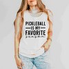Simply Sage Market Pickleball Is My Favorite Season Garment Dyed Tank - 2 of 3