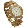 Olivia Pratt Gold and Rhinestones Chain Tortoise Strap Women Watch - 4 of 4