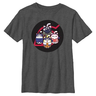 Boys Naruto Nyaruto Hidden Leaf Village Symbol T Shirt