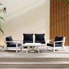 WestinTrends Avalon Outdoor 5-Piece Modular Sectional Patio Furniture Sofa Set - 2 of 4