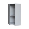 Polygonal Wooden Armoire Closet With Shelves And Hanging Area,Wood Armoires And Wardrobes,Armoire Wardrobe,Wardrobe Closet -Maison Boucle - 4 of 4