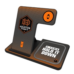 Keyscaper Houston Dynamo Linen 15-Watt 3 in 1 Charging Station - 1 of 4