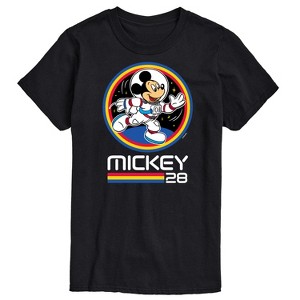 Men's - Disney - Mickey 28 Space Badge Short Sleeve Graphic T-Shirt - 1 of 4