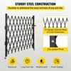 Angel Sar Single Folding Security Gate, 7.1ft H x 7.9ft W Steel Accordion Gate, 360° Rolling Barricade with Lock, Flexible Expanding Gate for Home - 4 of 4