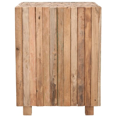 Richmond Square End Table Medium Oak - Safavieh