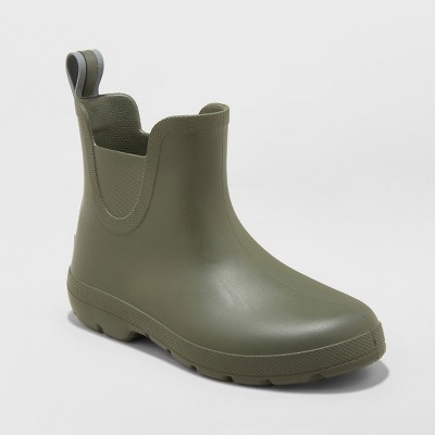 ankle cut rain boots