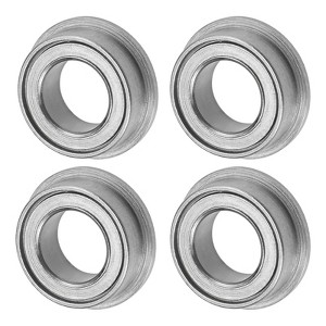 Unique Bargains Durable Chrome Steel Multipurpose Use Flanged Ball Bearing 4 4mm x 7mm x 2.5mm - 1 of 4