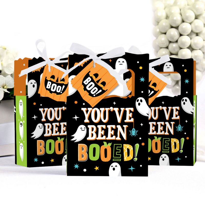 Big Dot of Happiness You've Been Booed - Ghost Halloween Party Favor Boxes - Set of 12, 3 of 7