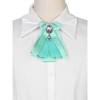 Elerevyo Women's Ribbon Rhinestone and Pearl Accessories Bow Tie - 4 of 4