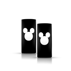 JoyJolt Disney Luxury Mickey Mouse Crystal Highball Glass - 17 oz - Set of 2 - 1 of 4