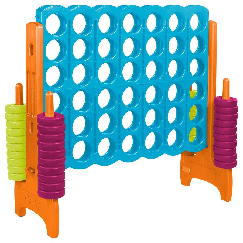 ECR4Kids Jumbo Four-To-Score Giant Game-Indoor/Outdoor 4-In-A-Row Connect, 1 of 15