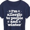 Women's - Instant Message - Winter Short Sleeve Graphic T-Shirt - 2 of 4