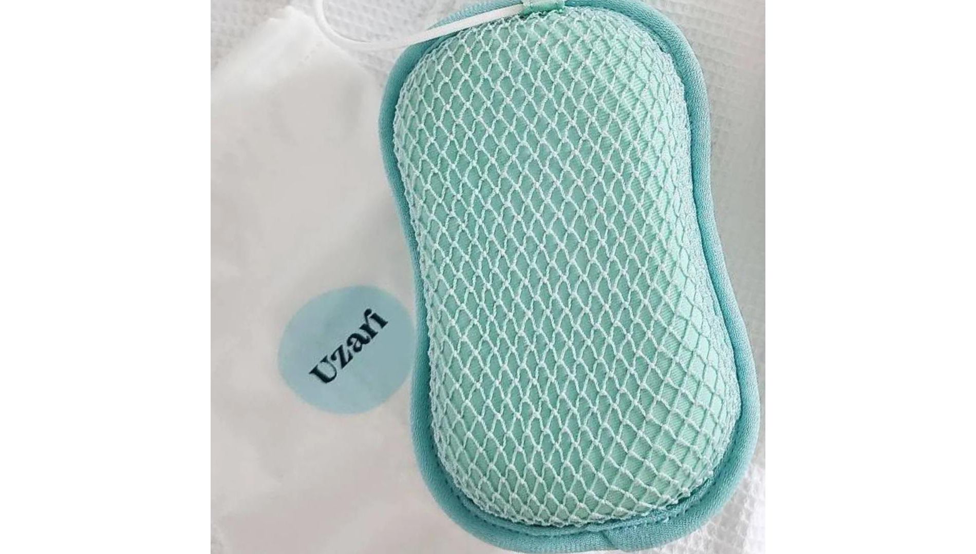Uzari U-Scrub Exfoliator  Antibacterial, Quick-Drying & Machine Washable with Travel Bag