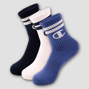 Champion Boys' 3pk Crew Socks - 1 of 4