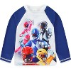 Power Rangers Boys UPF 50+ Rash Guard and Swim Trunks Swimsuit Set for Big Kids - 4 - 3 of 4