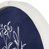 Creative Products Blue Floral Still Life II 20 x 20 Round Framed Print - 3 of 4