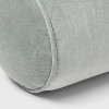 8"x22" Luxe Round Velvet Bolster Decorative Pillow - Threshold™ - image 3 of 3