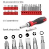 SUGIFT 328 Piece Socket Wrench Auto Repair Tool Combination Package Mixed Tool Set Hand Tool Kit with Plastic Toolbox Storage Case - 3 of 4